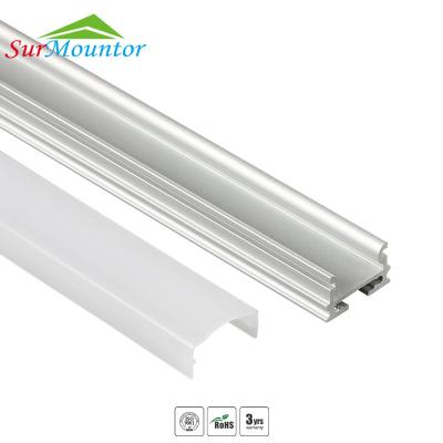 China Aluminum Alloy LED Channel Magnet Light Bar , Led Strip Led Aluminum Led Bar Profile for sale