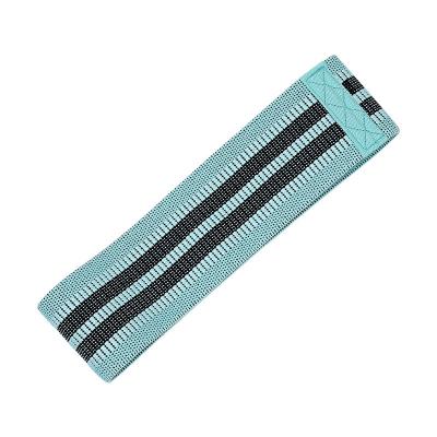 China Home Exercise Polyester Fiber Strength Fitness Training Anti Slip Bands Thick Elastic Exercise Bands for sale