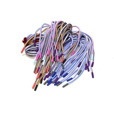 China Factory Sale Custom Widely Used Belt Flat Trouser Viable Polyester Braided Multi Color Drawstring for sale