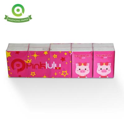 China Pocket Soft Scented Tissue / Competetive Pocket Mini Bundle Facial Tissue With Custom Design for sale