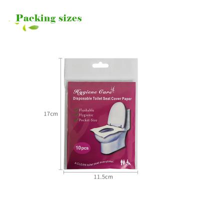 China High Quality Disposable Hot Selling Pulp Toilet Seat Blank Cover Paper for sale