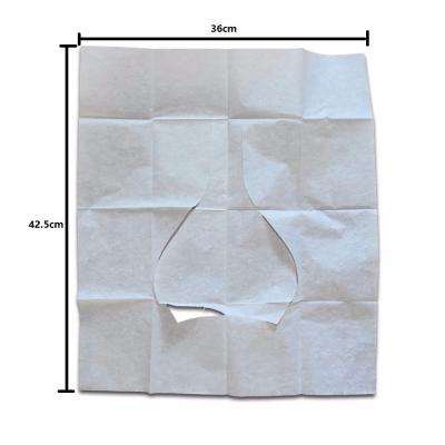 China Disposable Daily Use Flushable Toilet Seat Cover Paper Disposable Fancy Toilet Seat Cover Paper for sale