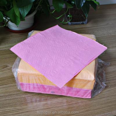 China Custom Colored Paper Napkin Towel Advertising Tissue Paper Towel for sale