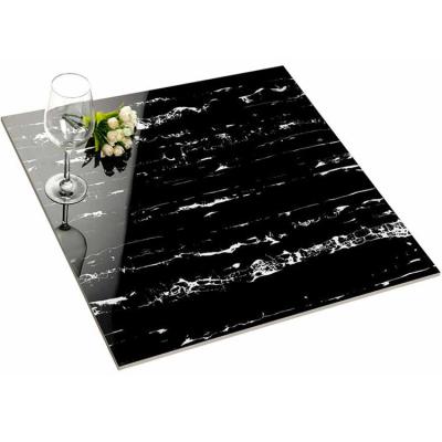 China Chinese Style Made In China Popular Classic Tile Colored Glazed Polished Antique Floor Tile , Marbella Black Tile for sale