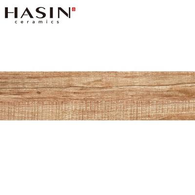 China Europe Hasin Foshan Price Ceramic Flooring Tile Plank Anti-Slip Wood Look Tile Porcelain for sale