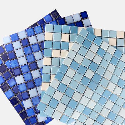 China Parquet Stock Hotel Dedicated Swimming Pool Mosaic for sale