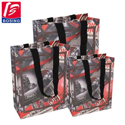 China Recyclable Your Own Logo Christmas Gift Custom Packaging Paper Bag Custom Size Factory Customize for sale