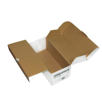 China Recycled Materials Color Printing Kraft Folding Cardboard Accessories Thick Small Corrugated Box for sale