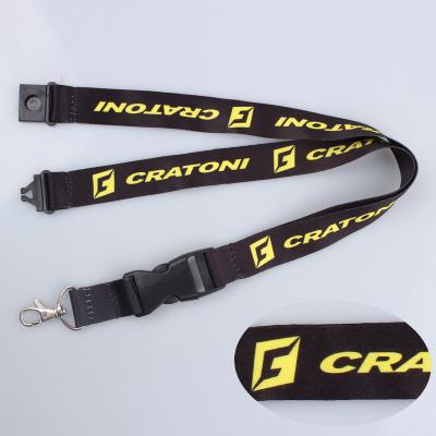 China Eco friendly promotional custom durable removable transformers lanyard for sale