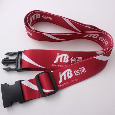 China Custom logo printing luggage bag belt for sale