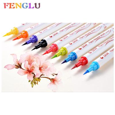 China Real Refillable Brush Pen 102 Colors Watercolor Brush Pen Refillable Marker for sale