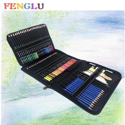 China Drawing Writing 95 Pcs Drawing Sketching Colorful Pencil Art Set for sale