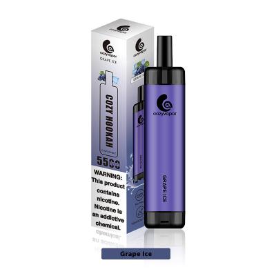 Chine Cigarette électronique jetable confortable réglable rechargeable et de flux d'air du narguilé 5500puffs avec de la grande vapeur à vendre