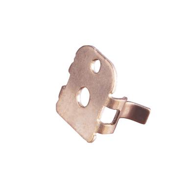 China Custom Fabrication Sheet Metal Copper Stamping Part Copper Bracket for sale