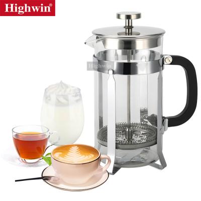 China Viable Amazon Hotsales Metal Frame Custom Ice Teapot French Press for sale