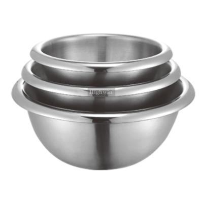 China Fruit Vegetable Sliver Stainless Steel Sustainable Food For Cooking Egg Mixer Bowl Kitchen Accessories for sale