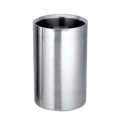 China Sustainable Double Wall Bar Metal Stainless Steel Wine Counter Insulated Ice Bucket for sale