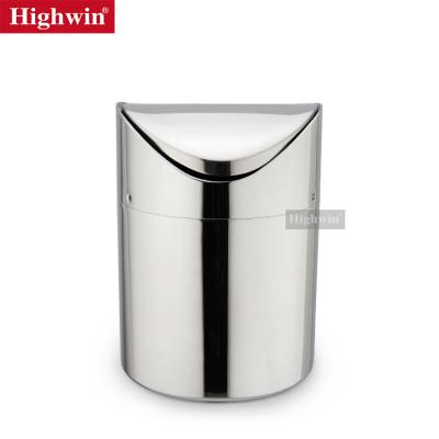 China Highwin Sustainable Hotel Room Baler Waste Bin Factory Customized Park Bin for sale