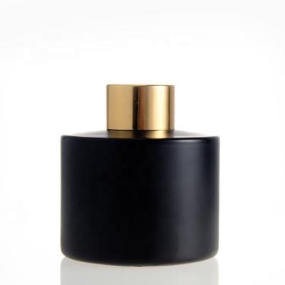 China 100ml Matte Black Empty Reed Diffuser Cosmetic Glass and Reed Bottle Wholesale for sale