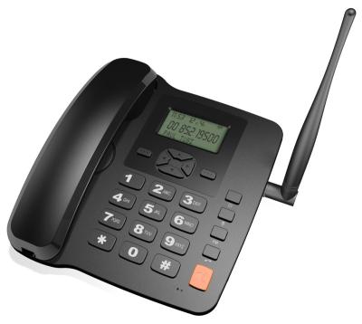 China Fm Radio GSM 2G Fixed Cordless Phone FWP SIM Card Cordless Landline Phone With FM Radio for sale