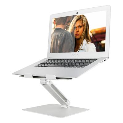 China Hot Selling Portable Aluminum Adjustable Foldable Angle Laptop Stand Laptop Cooling Stand(Size) for sale