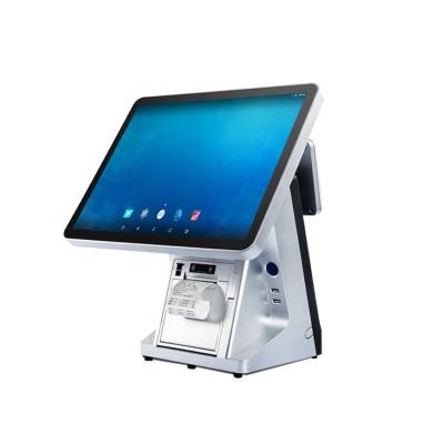 China Jepower JP762A-AAS9 Dual 15. » Screen POS Systems With Built-in 80mm Thermal Printer And Face Recognition Camera 8G/16GB for sale