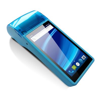 China Printing Android 6.0 wifi 3g 5 inch 58mm POS printer wireless handheld portable mobile terminal of label for sale