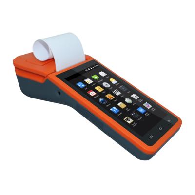 China Printing Label Android Handheld POS With 58mm Printer Machine Molile System for sale