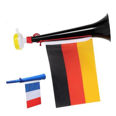 China Plastic Games Sports Events Cheering Horns 2022 Qatar World Cup Top 32 Fan Cheering Horns for sale