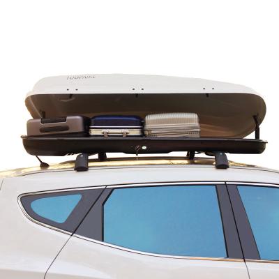 China Simplicity customized car roof vehicle black roof box luggage box manufacturer off-road ABS white built-in large capacity for sale