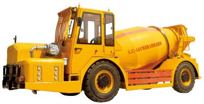 China Underground Concrete Mixer Truck Tunnel Transmixer with Continuous Drum Mixing Method for sale