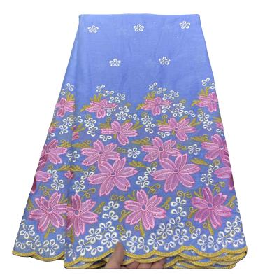 China 2023 Newest design swiss voile lace good quality swiss voile cotton lace fabric beautiful swiss voile lace for wedding for sale