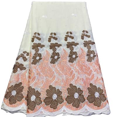 China 2023 Newest design swiss voile lace good quality swiss voile cotton lace fabric beautiful swiss voile lace for wedding for sale