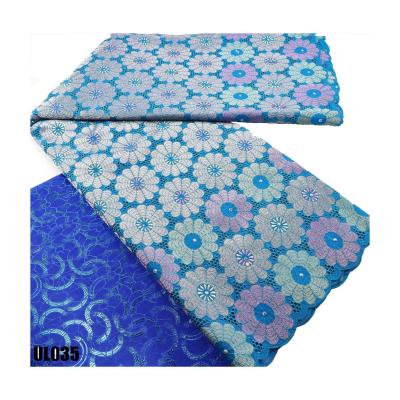 China lafaya lace african  top quality swiss voile Silky Korean Cotton  lace fabric for sale