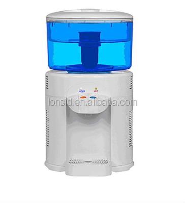 China Hotel 70w Portable White Home Appliances Mini Water Cooler Electronic Cooling Drinking Dispenser for sale