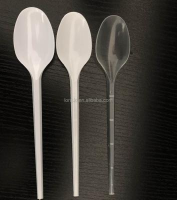 China New Zhejiang Plastic Disposable Cutlery Tableware Disposable Tableware PS Spoons for sale