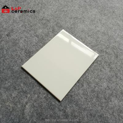 China Flat Elegant White Ceramic USA Subway 8x10 Tile For Kitchen Backsplash , Bathroom Wall for sale