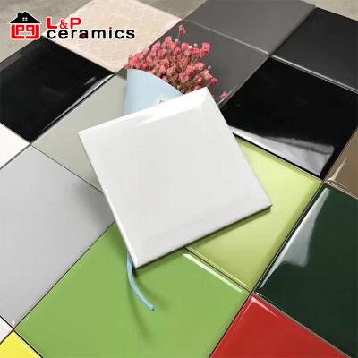 China Glazed Ceramic Metallic Tiles USA Subway 8x8 Elegant Tile For Kitchen Backsplash , Bathroom Wall for sale