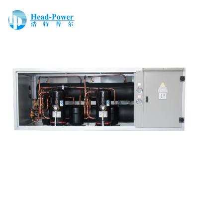 China Hotel split type water to air type water source heat pump with heat recovery for sale