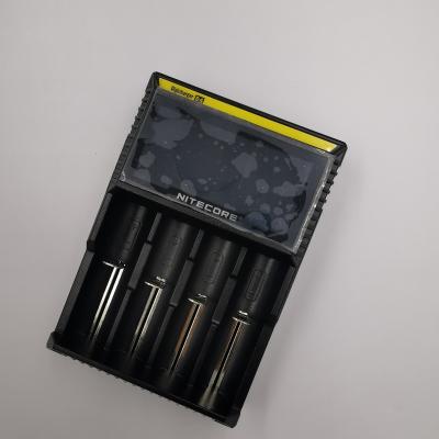 China Universal New Nitecore IMR Li Ion AA 18650 DC 12V DC rohs Battery Charger 18650 Plug UK USA AU EU D4 Standard Battery New 4 Slot Battery Charger for sale