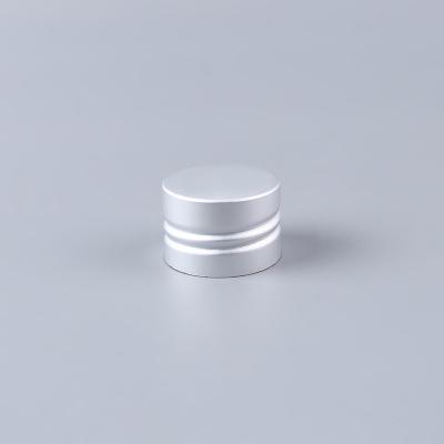 China Non Spill Fabricate Custom Aluminum Screw Cap Silver Metal Screw Caps For Bottle for sale