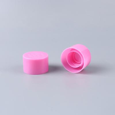 China Non Spill Double Wall Screw Cap Plastic Screw Caps For Cosmetic Tube for sale