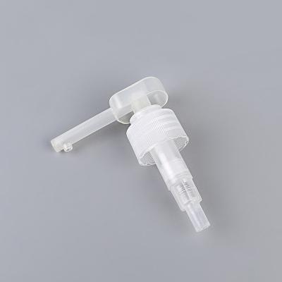 China Non Spill Liquid Soap Translucent Long Nozzle Lotion Pump OEM 28/410 Lotion Pump for sale