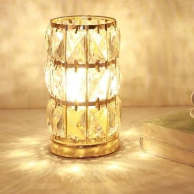 China Postmodern Charging table lamp bedroom living room family bedside lamp atmosphere dormitory LED plug-in touch small table lamp for sale