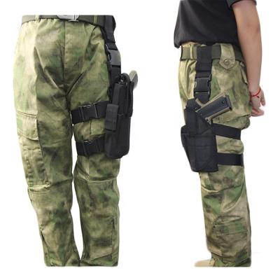 China Drop Leg Holster For Pistol Thigh Holster With Magazine Pouch Adjustable Tactical Leg Holster Glock Right Handed Leg Gun Holster for sale