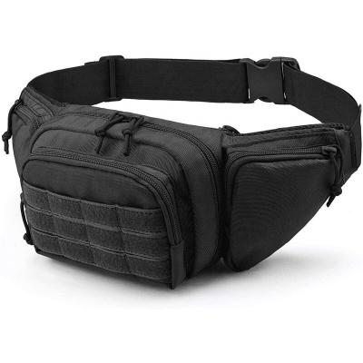 China Hidden Pouch Fanny Pack Military Hunting Pistol Bag Magazine Holster Hidden Carry Holster Tactical Molle Waist Pistol Gun Bag for sale