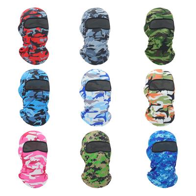 China Breathable Headover Snood Knitted Balaclava Camo Camouflage Stretch Face Wrap Military Mask Tactical Face Wrap for sale