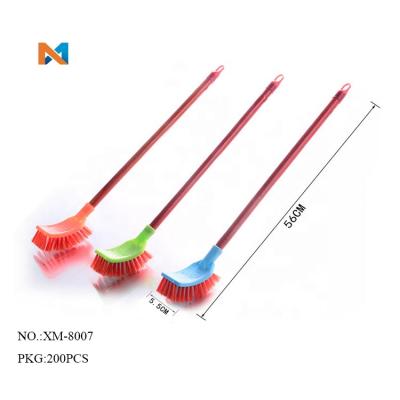 China Sustainable Household Bathroom Cleaning Long Handle Self Cleaning Toilet Brush for sale