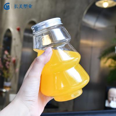 China Wholesale 16oz 17oz Beverage Plastic Juice Bottle Pet Bottle For Beverage 500ml for sale