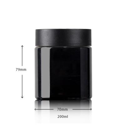 China Child Proof Pot 7oz Child Resistant Hard Plastic Pots Food Safe Plastic Jars 250ml Child Proof Jar for sale